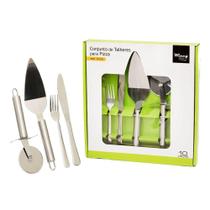 Kit talheres utensilios para pizza 10 peças inox Wincy 7908161724427