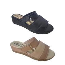 Kit Tamanco Regulável Anabela Super Conforto Moda Pé