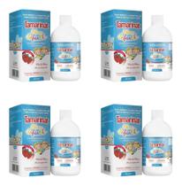 Kit Tamarinat Fibras Infantil Sabor Morango Com 4 Unidades De 240ml Cada