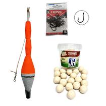 Kit Tamba Boia 55g + Chinu N8 30un + Isca Dango Coco
