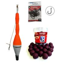 Kit Tamba Boia 55g + Chinu N8 30un + Isca Dango Sangue