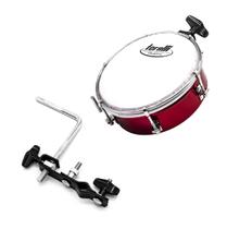 Kit Tamborim Vermelho De Esteira Com Suporte L Torelli Kit Tamborim Vermelho De Esteira Com Suporte L Torelli