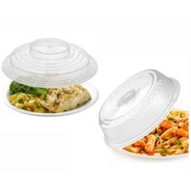 Kit Tampa Alta e Baixa Para Microondas Com Saida de Vapor Kit Tampa Alta e Baixa Para Microondas Com Saida de Vapor