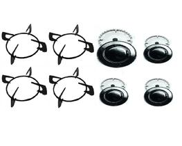 Kit Tampa + Bacia + Grelha Peças Cooktop Fogão Fischer 4 B Kit Tampa + Bacia + Grelha Peças Cooktop Fogão Fischer 4 B