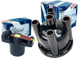 Kit Tampa Com Rotor Distribuidor Volkswagen Ford Fiat GM Original Bosch 215 + 056