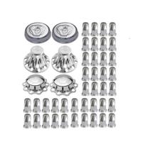 Kit Tampa Cubo Cromada Dianteiro Sc S4 + Traçao + Truck + Capa Belga