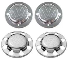 Kit Tampa Cubo Dianteira Tração 8 Furos Caminhão Volks Constellation