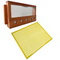 Kit tampa de tela para alvado com escape invertido e tela excluidora de rainha Kit tampa de tela para alvado com escape invertido e tela excluidora de rainha