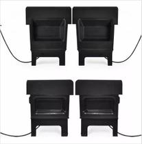 Kit Tampa Do Spoiler Do Astra Dianteiro E Traseiro Preto