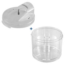 Kit tampa + jarra p/ mini processador britânia 2p original. Kit tampa + jarra p/ mini processador britânia 2p original.