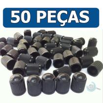 Kit Tampa Plastica Moto/Carro Preta Top Rubber - 50Un