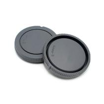 Kit Tampa Traseira Lente + Tampinha Frontal Corpo Câmeras Sony Sem Logo