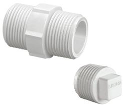 Kit Tampão Plug e Niple de Rosca (06 Peças) 1/2 Roscável PVC