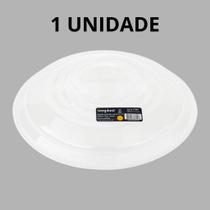 Kit Tampas para Micro-ondas 24cm Plástico BPA-Free Protetora Anti Respingo Alimentos