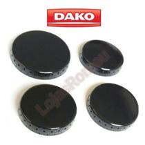 Kit Tampinhas Capas Fogão Dako Supreme - 4 Bocas 2 Gd + 2 Pq