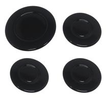 Kit Tampinhas Espalhador De Chamas Fogão Cooktop 4 Bocas Fischer 1519 Fit Line 26342 Original