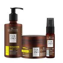 Kit Tanino Salvatore Reconstrução com Óleo Essential Oils Kit Tanino Salvatore Reconstrução com Óleo Essential Oils