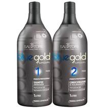 Kit Taninoplastia Salvatore Blue Gold Premium - Salvatore Cosméticos