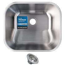 Kit Tanque 40x34 Escovado em Aço Inox 201 + Válvula 3.1/2" Kit Tanque 40x34 Escovado em Aço Inox 201 + Válvula 3.1/2"