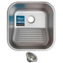 Kit Tanque 40x40 Aço Inox Acetinado Premium + Válvula Kit Tanque 40x40 Aço Inox Acetinado Premium + Válvula