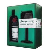 Kit Tanqueray London Dry Gin 750ml + 1 Taça Vidro Kit Tanqueray London Dry Gin 750ml + 1 Taça Vidro