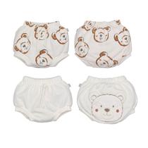 Kit Tapa Fralda 2 Peças Bebê Menino Malha Suedine Yago