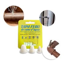 Kit Tapa Furo Cano De Agua Instalação Simples e Fácil - OIDC
