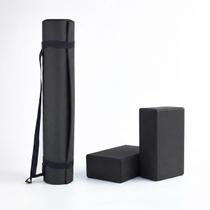 Kit Tapete 2 Blocos Yoga Pilates Meditação Exercício Fitness - Único