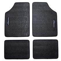 Kit Tapete Automotivo Emborrachado Com Logo Bordado Em Couro Volks Gol G1 G2 G3 G4 G5 G6 G7