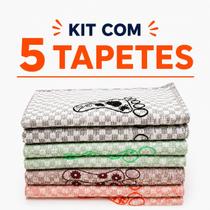 Kit Tapete Banheiro Algodão 3 5 10 Unidades Tapete Para Banheiro Cozinha Cores Sortidas Quantidade:5un Kit Tapete Banheiro Algodão 3 5 10 Unidades Tapete Para Banheiro Cozinha Cores Sortidas Quantidade:5un
