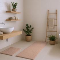 Kit Tapete Bolinha 100x50cm e Tapete Bolinha 58x38cm