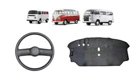 Kit Tapete Borracha E Volante Kombi Corujinha - PV300.15 + 800.130