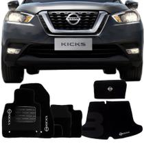 Kit tapete carpete bolsa e tapete porta malas nissan kicks