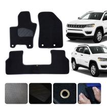 Kit Tapete carpete Compass 16 17 18 2019 20 a 26 Série S Traseiro Inteiriço Preto Linha Conforto Kit Tapete carpete Compass 16 17 18 2019 20 a 26 Série S Traseiro Inteiriço Preto Linha Conforto