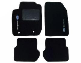 Kit Tapete Carpete Ford Ecosport 2018 Até 2020 Preto