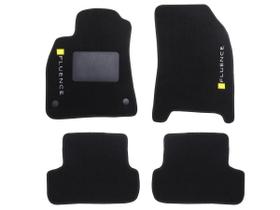 Kit Tapete Carpete Renault Fluence 2011 Até 2018 Preto Kit Tapete Carpete Renault Fluence 2011 Até 2018 Preto
