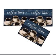 Kit tapete cozinha Gourmet Corttex 2 peças Kit tapete cozinha Gourmet Corttex 2 peças