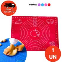 Kit Tapete Culinário Silicone Maleável Com Medidas Esteira Confeitaria Massas Pizza Artesanato Kit Tapete Culinário Silicone Maleável Com Medidas Esteira Confeitaria Massas Pizza Artesanato