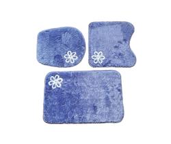 Kit Tapete de Banheiro 3 peças Elegance Flower