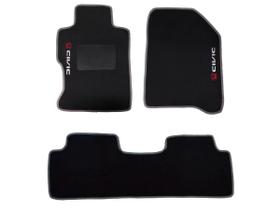 Kit Tapete De Carpete Honda Civic Modelos 07 2011 Grafite Kit Tapete De Carpete Honda Civic Modelos 07 2011 Grafite