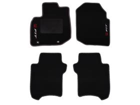 Kit Tapete De Carpete Honda Fit 2009 Até 2014 Grafite