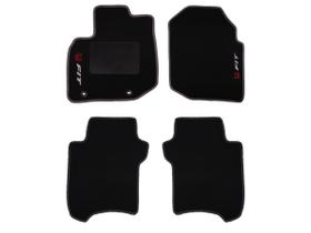 Kit Tapete De Carpete Honda Fit 2009 Até 2014 Grafite