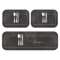 Kit Tapete de Cozinha Home Único