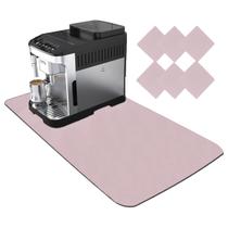 Kit Tapete De Mesa 90x40cm Organizar Cantinho Do Café + 6 Porta Apoio De Xicaras