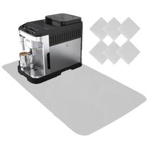 Kit Tapete De Mesa Apoio Cafeteira 90x40cm + 6 Porta Xicaras Para Cantinho Café