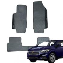 Kit Tapete Emborrachado GM Onix 2016 Até 2019 3 Peças Kit Tapete Emborrachado GM Onix 2016 Até 2019 3 Peças