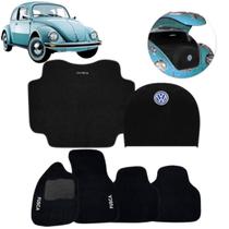 Kit Tapete Fusca 1970 a 1995 Porta Mala Estepe 6pçs Escolha a Cor
