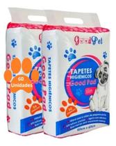 Kit Tapete Higiênico Fralda Cachorro Pet Good Pad 60x60 60un