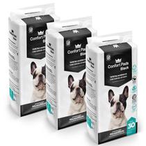 Kit Tapete Higiênico para cães Confort 30un 60x55 3 pacotes