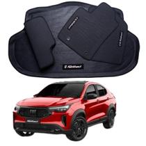 Kit Tapete Interno E Porta Malas Flexível Para Carro Flashback Impermeável Fácil Limpeza Alta Qualidade Anos 15 16 17 18 19